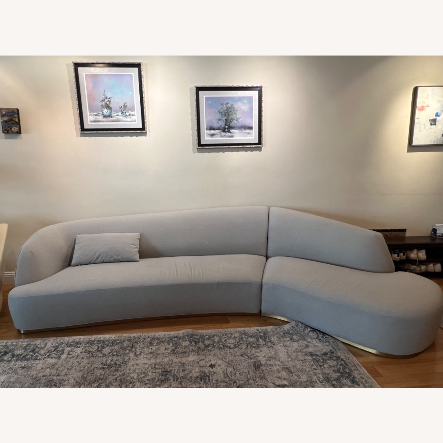 Rove Concepts Gray Modern Curved Sectional - image-2