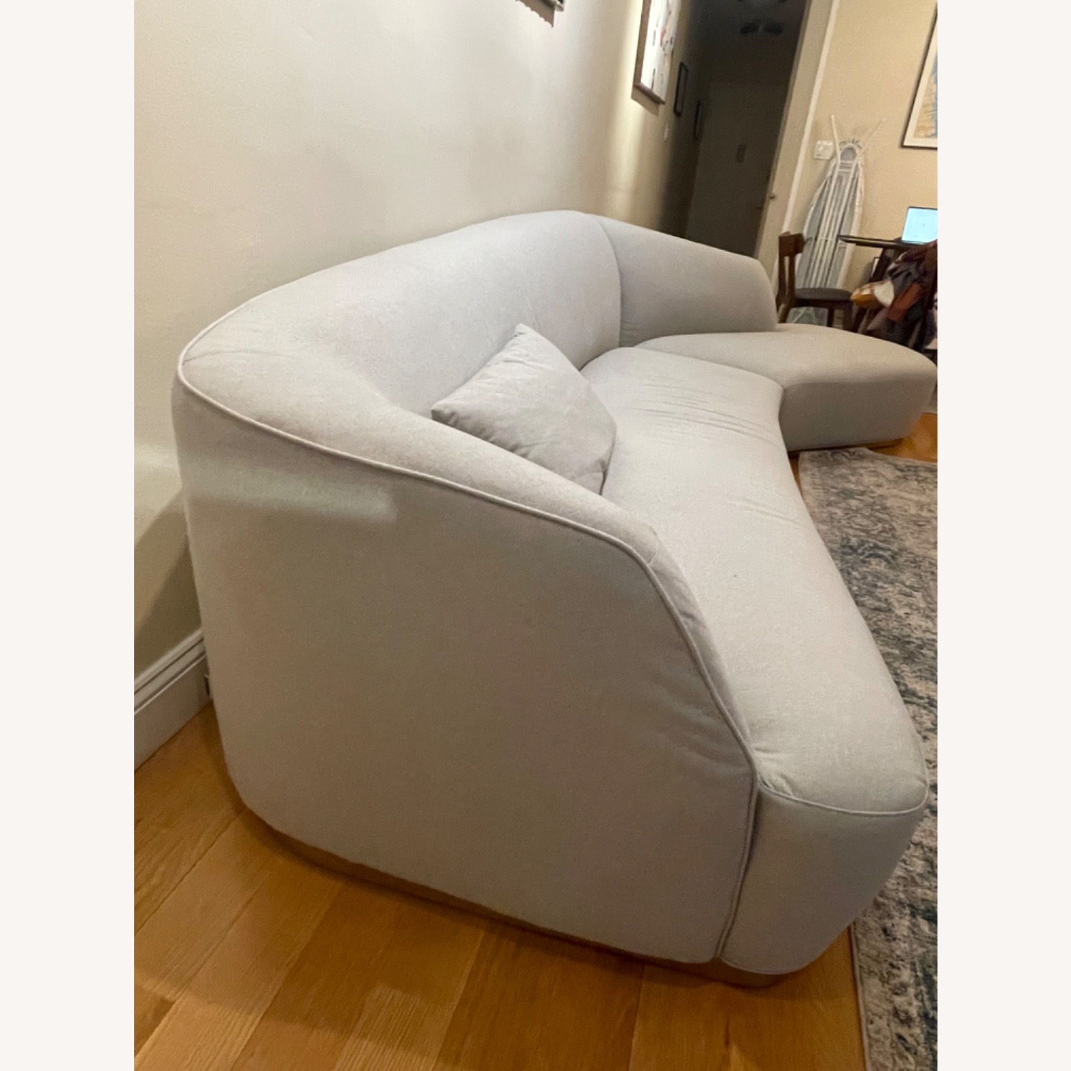 Rove Concepts Gray Modern Curved Sectional - image-7