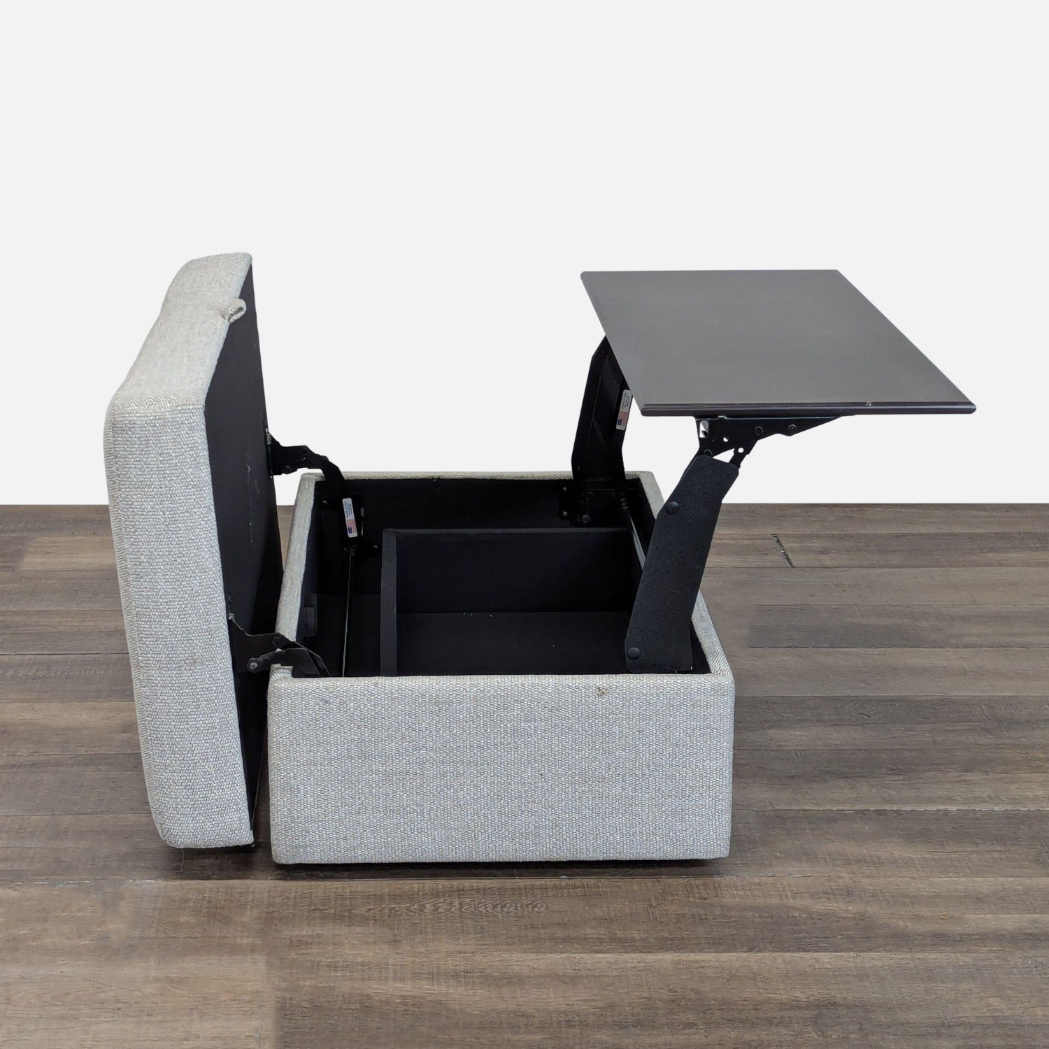 Pottery Barn Turner Storage Ottoman with Pull-Out  - image-2