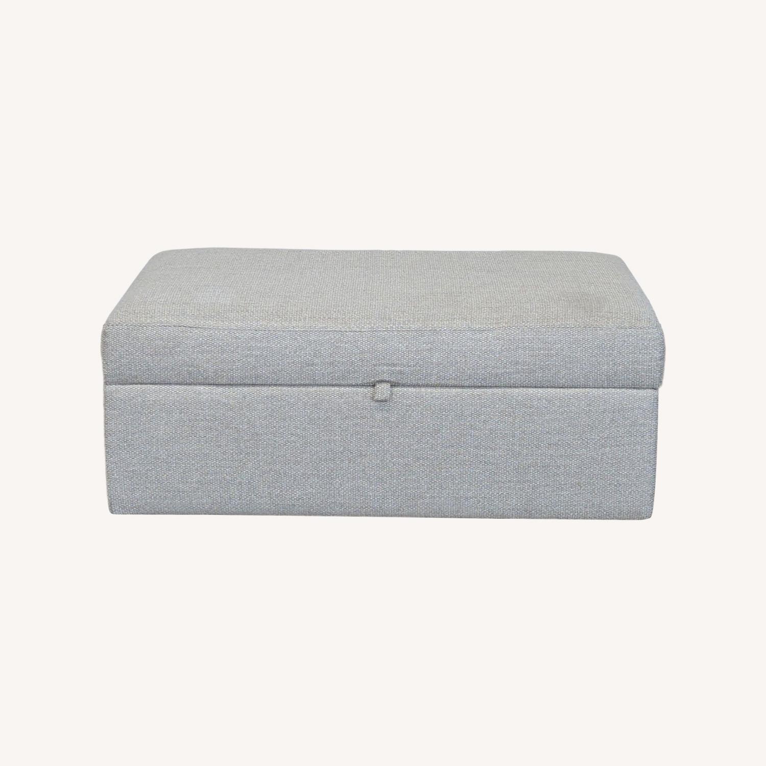 Pottery Barn Turner Storage Ottoman with Pull-Out - image-0