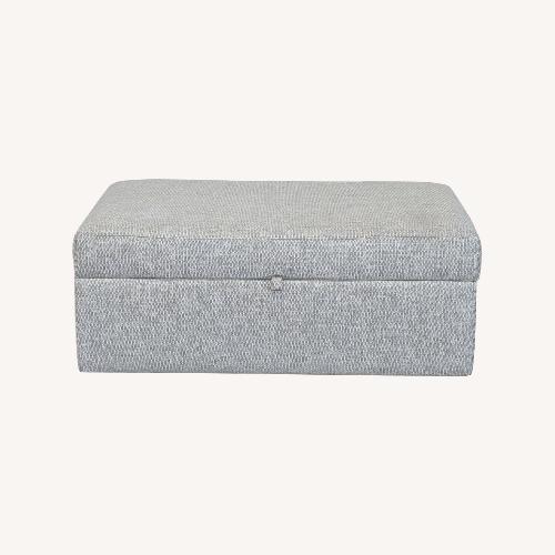 Used Pottery Barn Turner Storage Ottoman with Pull-Out  for sale on AptDeco