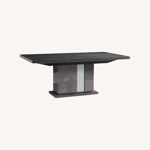 Used  Black Wood Dining Table for sale on AptDeco