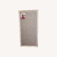 Solid Wood Upholstered Bulletin Board