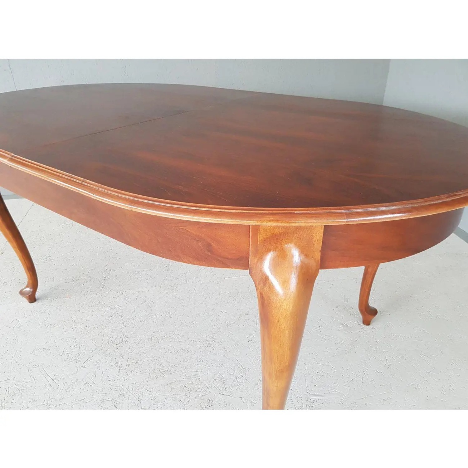 Oval French Oak Extendable Dining Table  - image-4