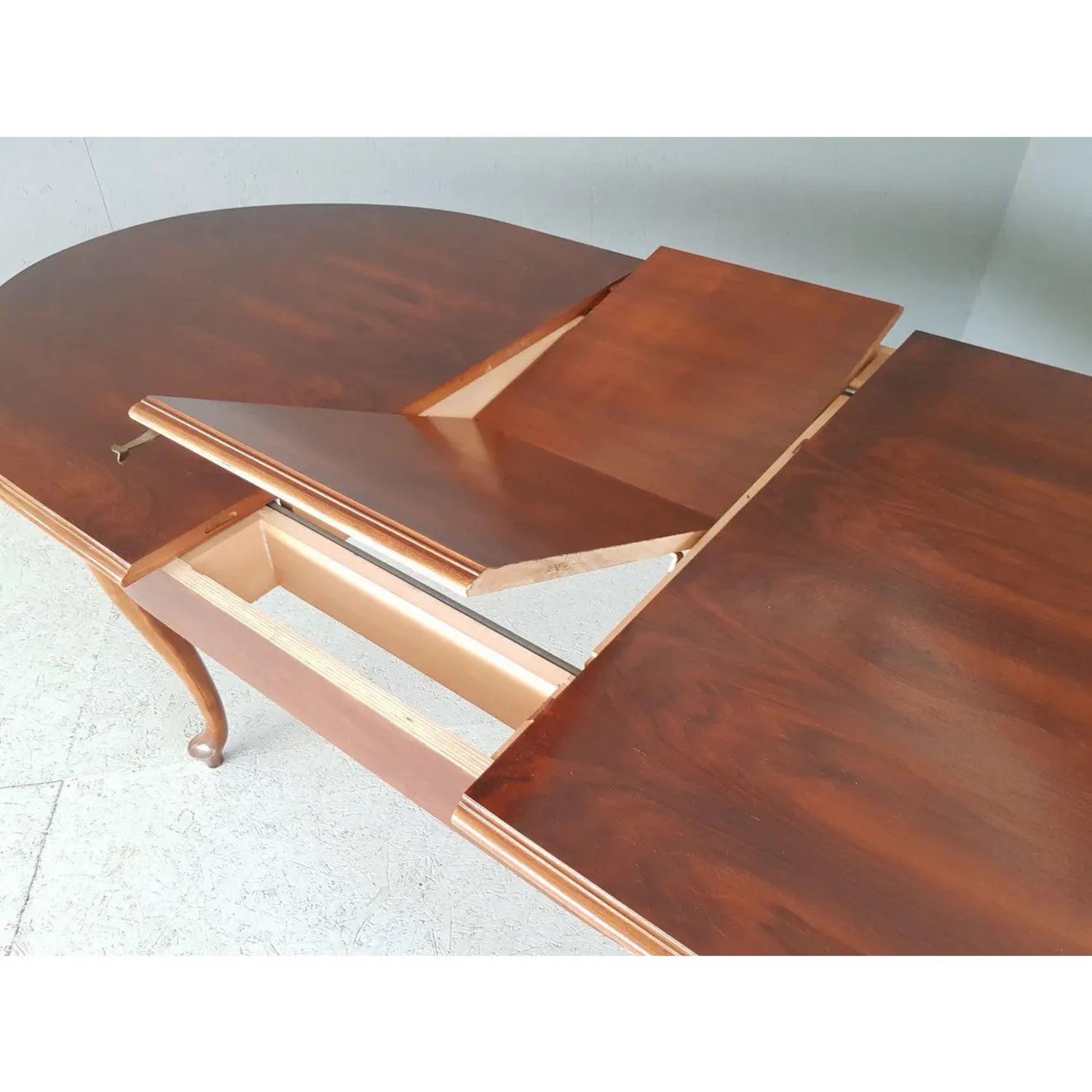 Oval French Oak Extendable Dining Table  - image-3