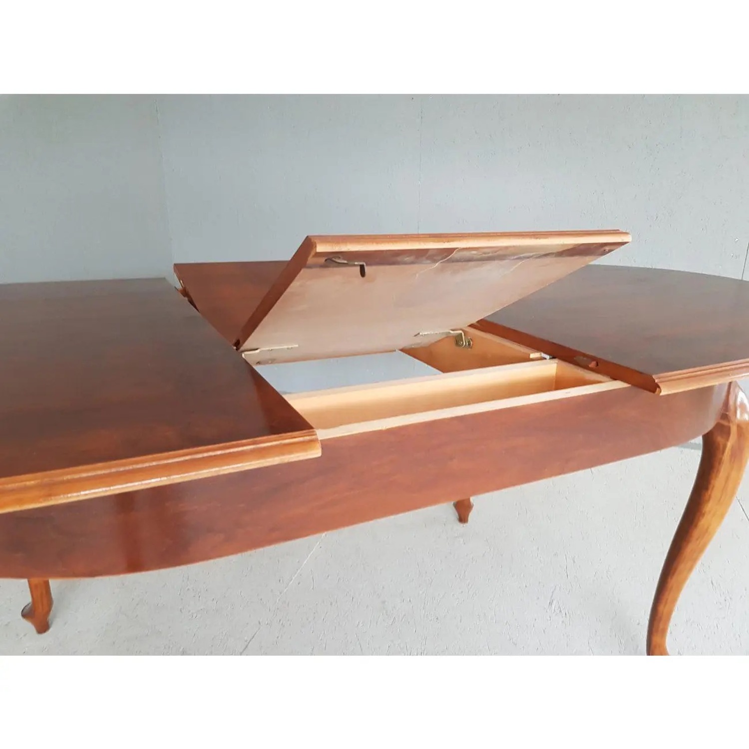 Oval French Oak Extendable Dining Table  - image-2