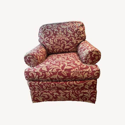 Used Red/Burgundy Armchair Pair for sale on AptDeco