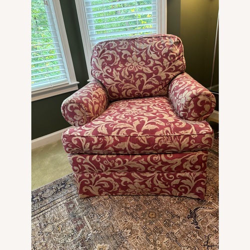Used Red/Burgundy Armchair Pair for sale on AptDeco