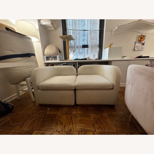 Used West Elm Roar + Rabbit Tete-a-Tete Chair for sale on AptDeco