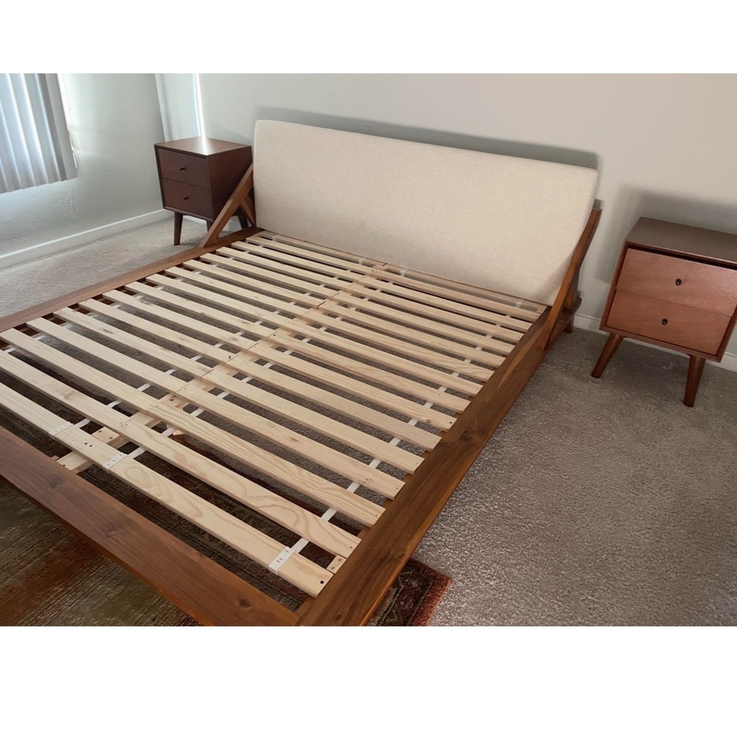 AllModern Natural Wood King Bed - image-1
