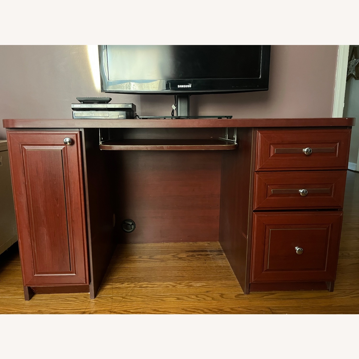 Double Pedestal Executive Desk - image-2