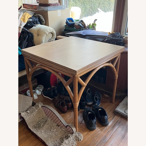 Used Rattan Flip-Top Dining for sale on AptDeco