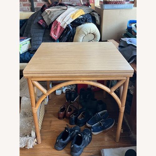 Used Rattan Flip-Top Dining for sale on AptDeco