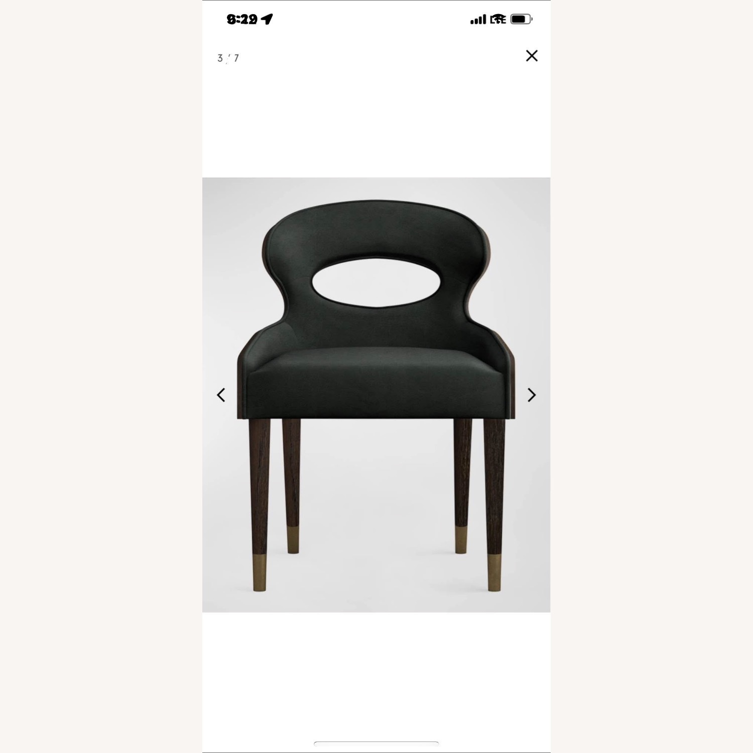 5000 Green Leather Dining Chair - image-5