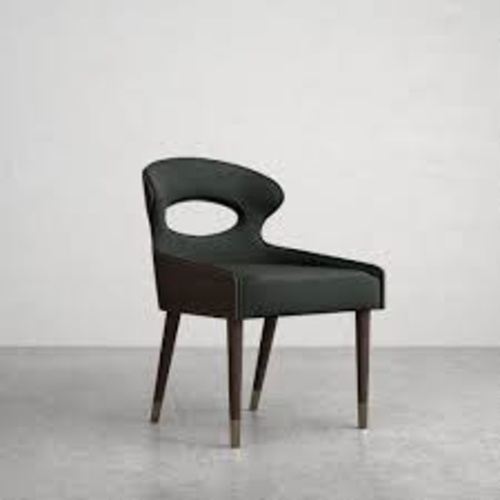 Used 5000 Green Leather Dining Chair for sale on AptDeco