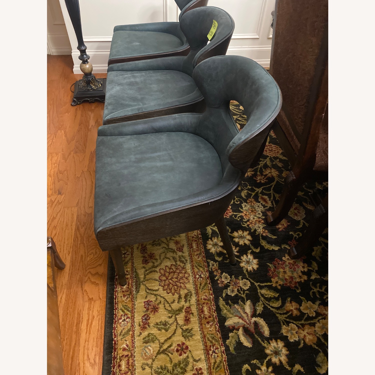 5000 Green Leather Dining Chair - image-2