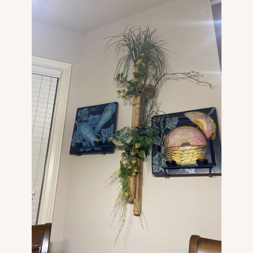 Used Vintage/Antique 140 Fabric Wall Art for sale on AptDeco