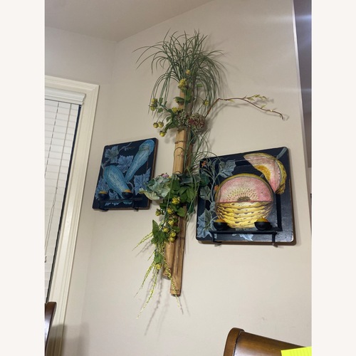 Used Vintage/Antique 140 Fabric Wall Art for sale on AptDeco