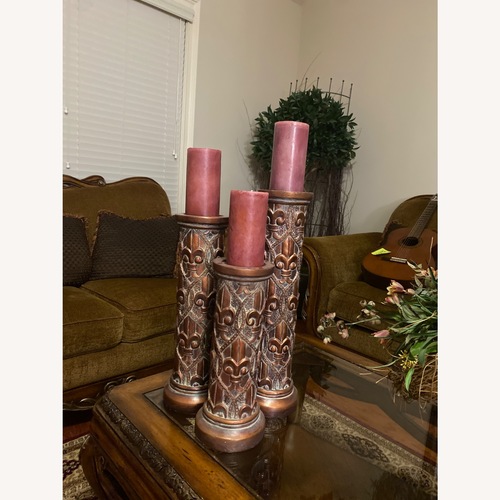 Used Vintage/Antique Wood Candle for sale on AptDeco