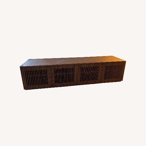 Used Hernest Astrid Wood TV Stand for sale on AptDeco