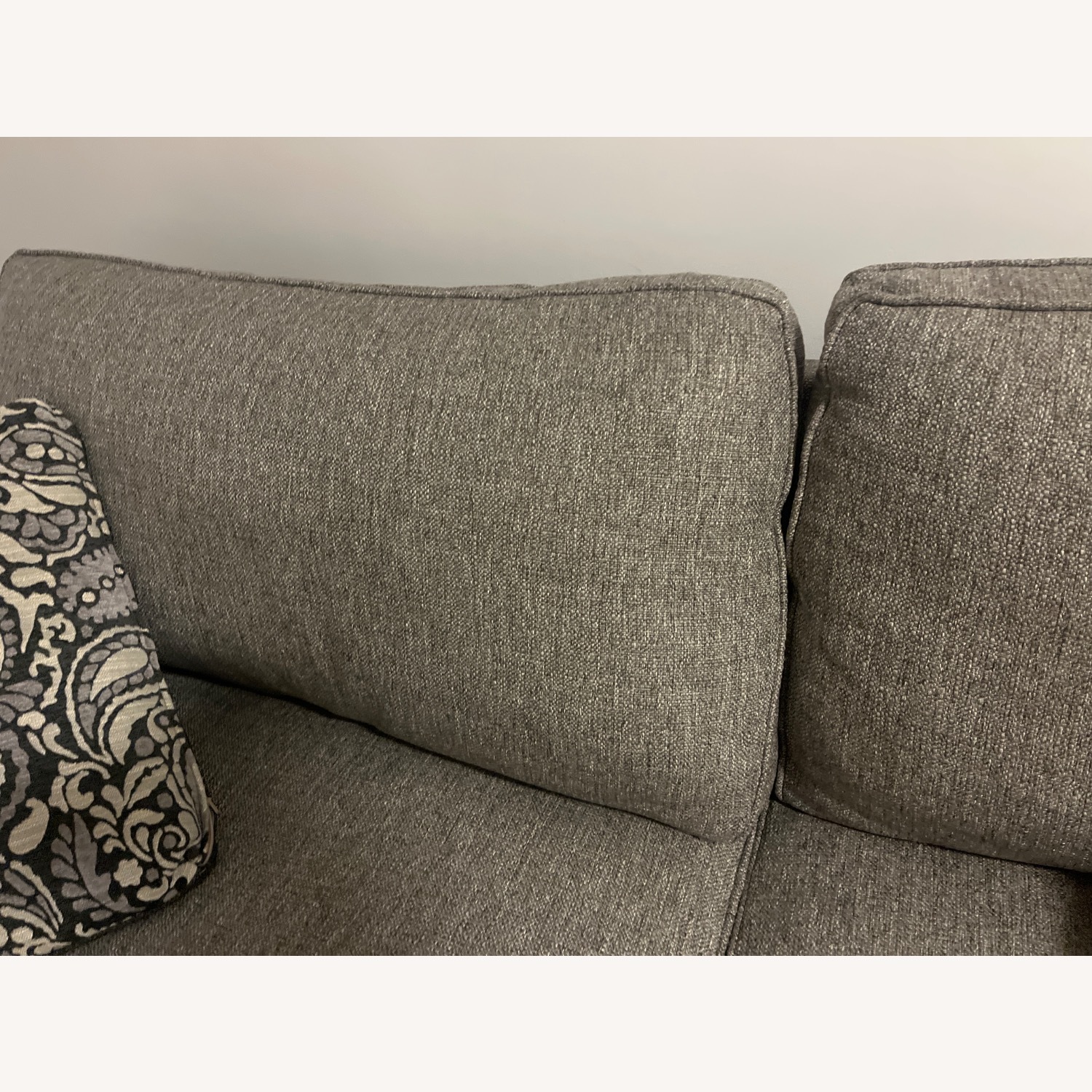 Raymour & Flanigan Wilkinson Dark Gray 3+ Seater Sofa - image-5