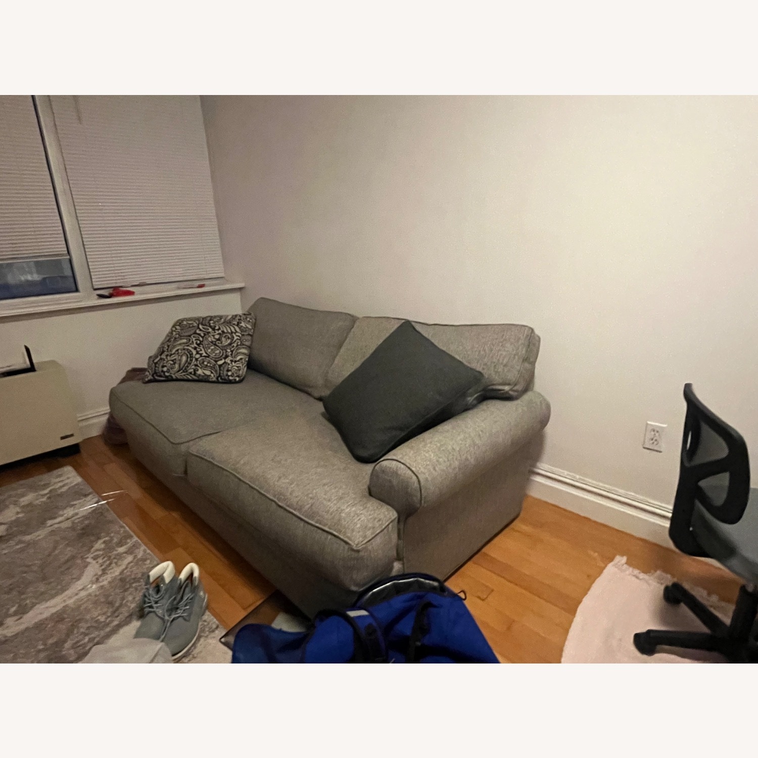 Raymour & Flanigan Wilkinson Dark Gray 3+ Seater Sofa - image-2