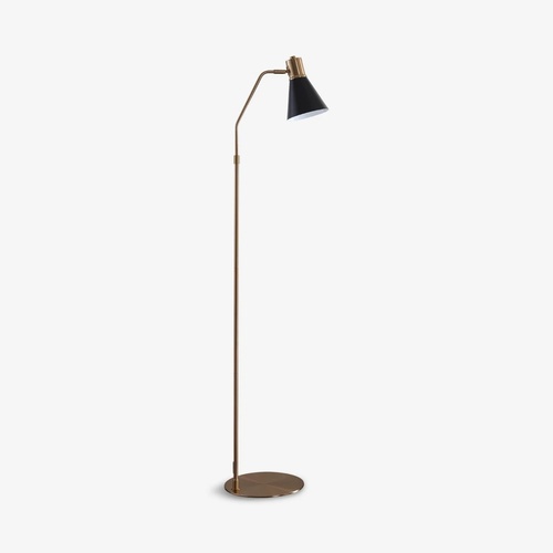 Used CB2 James Black Metal Floor Lamp for sale on AptDeco
