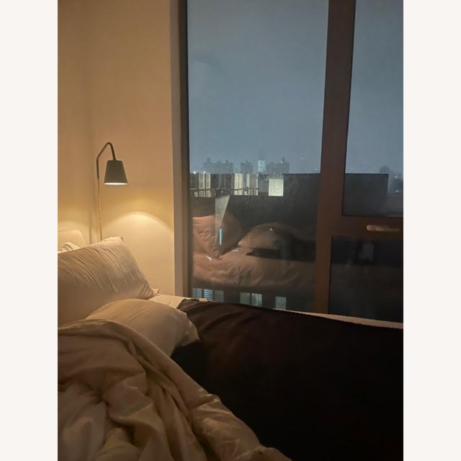 CB2 James Black Metal Floor Lamp - image-3