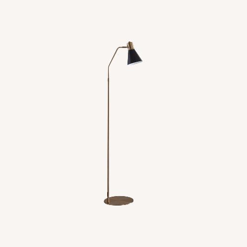 Used CB2 James Black Metal Floor Lamp for sale on AptDeco