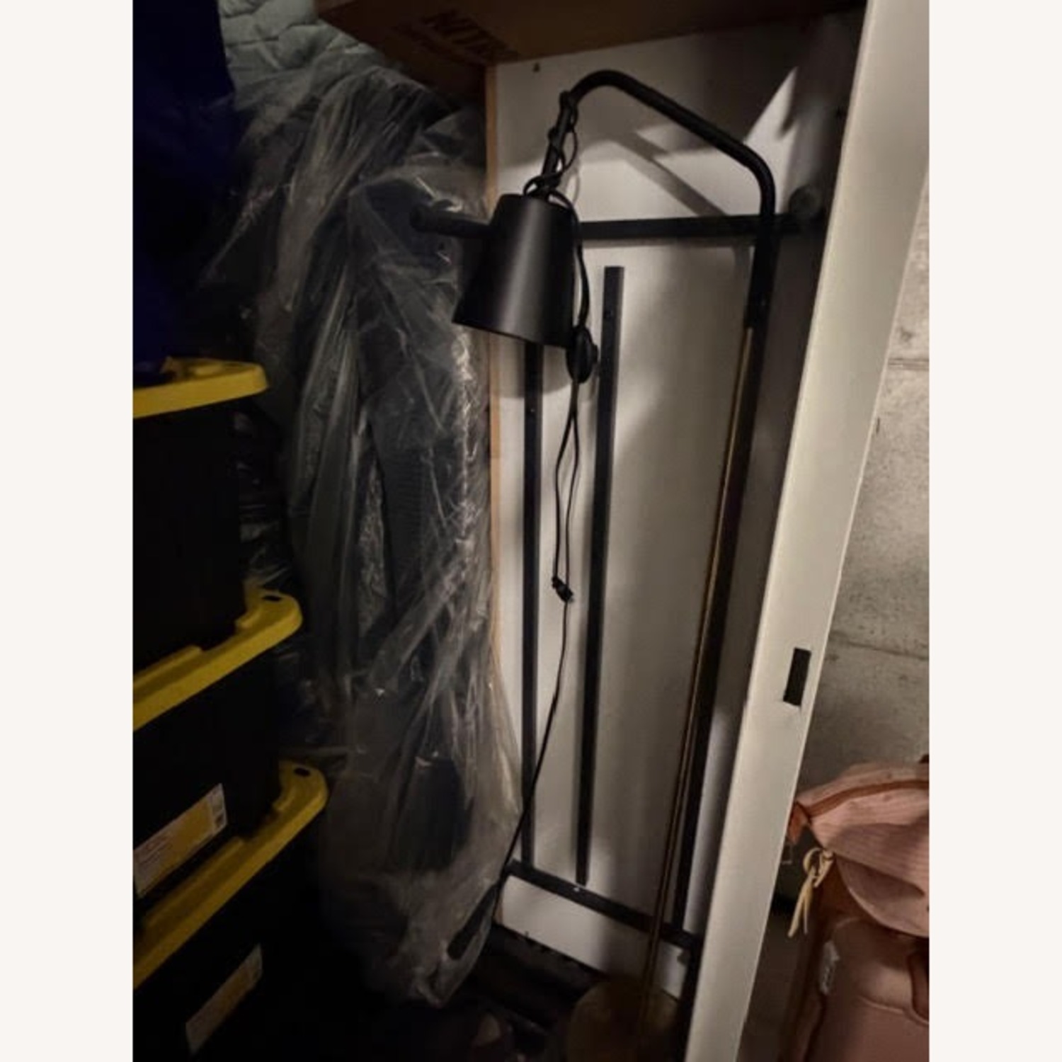 CB2 James Black Metal Floor Lamp - image-2