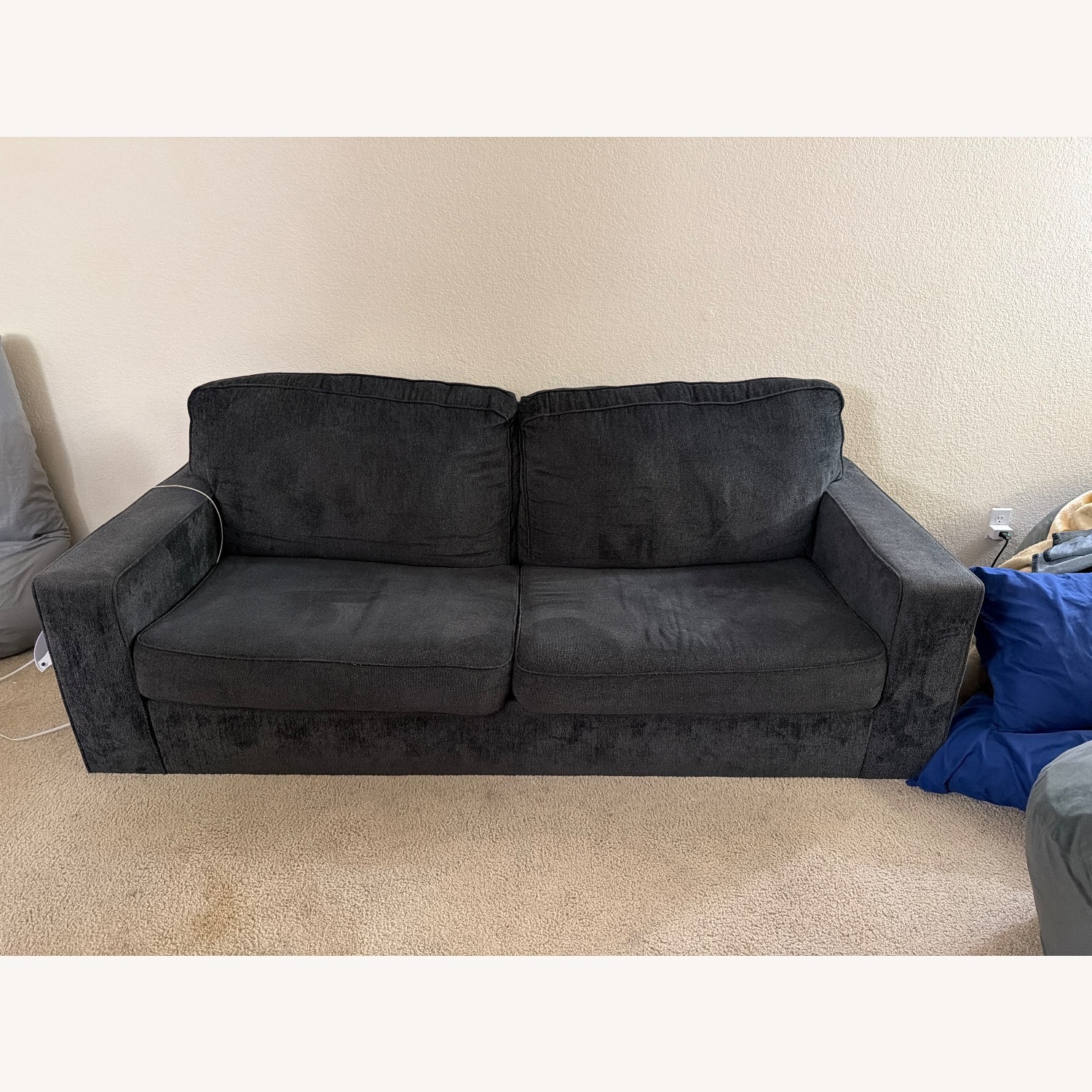 Ashley Altari Dark Gray Fabric 2 Seater Sofa - image-1