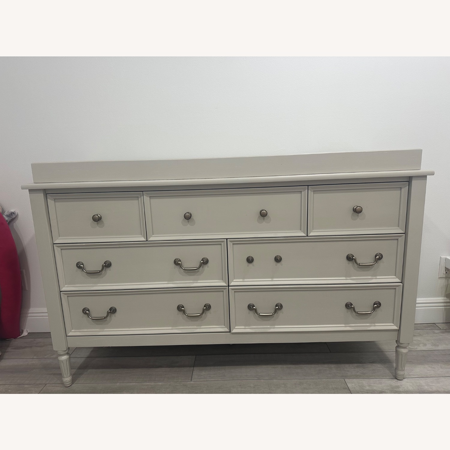 Pottery Barn Kids Light Gray Wood Dresser - image-3