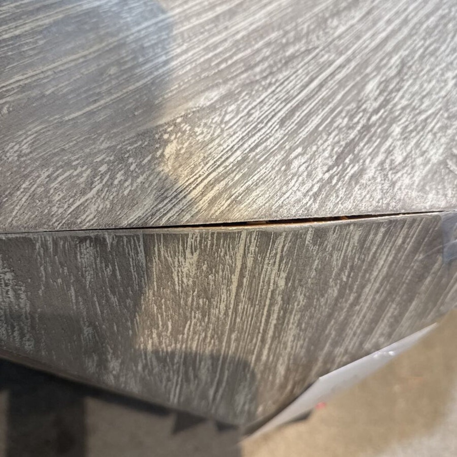 Natural Retro Style Drum Coffee Table - image-4