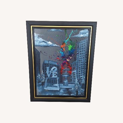 Used Love Life‚ by Kre8 Framed Giclee Signed for sale on AptDeco