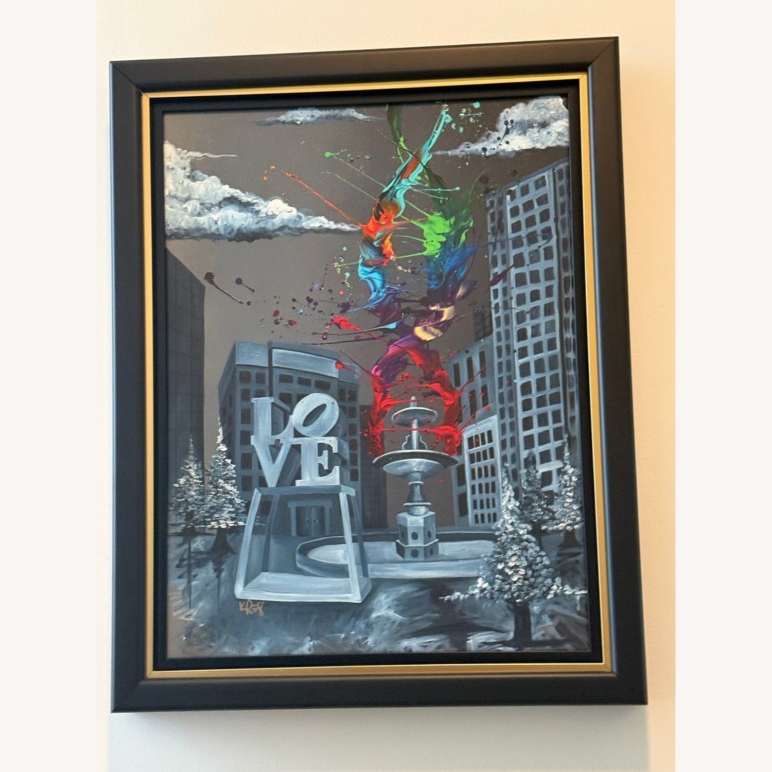 Love Life‚ by Kre8 Framed Giclee Signed - image-3