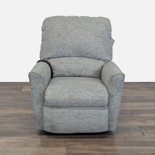 Used La-Z-Boy Light Gray Fabric Recliner for sale on AptDeco