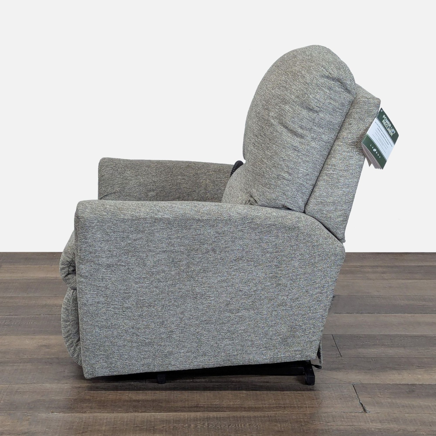 La-Z-Boy Light Gray Fabric Recliner - image-3