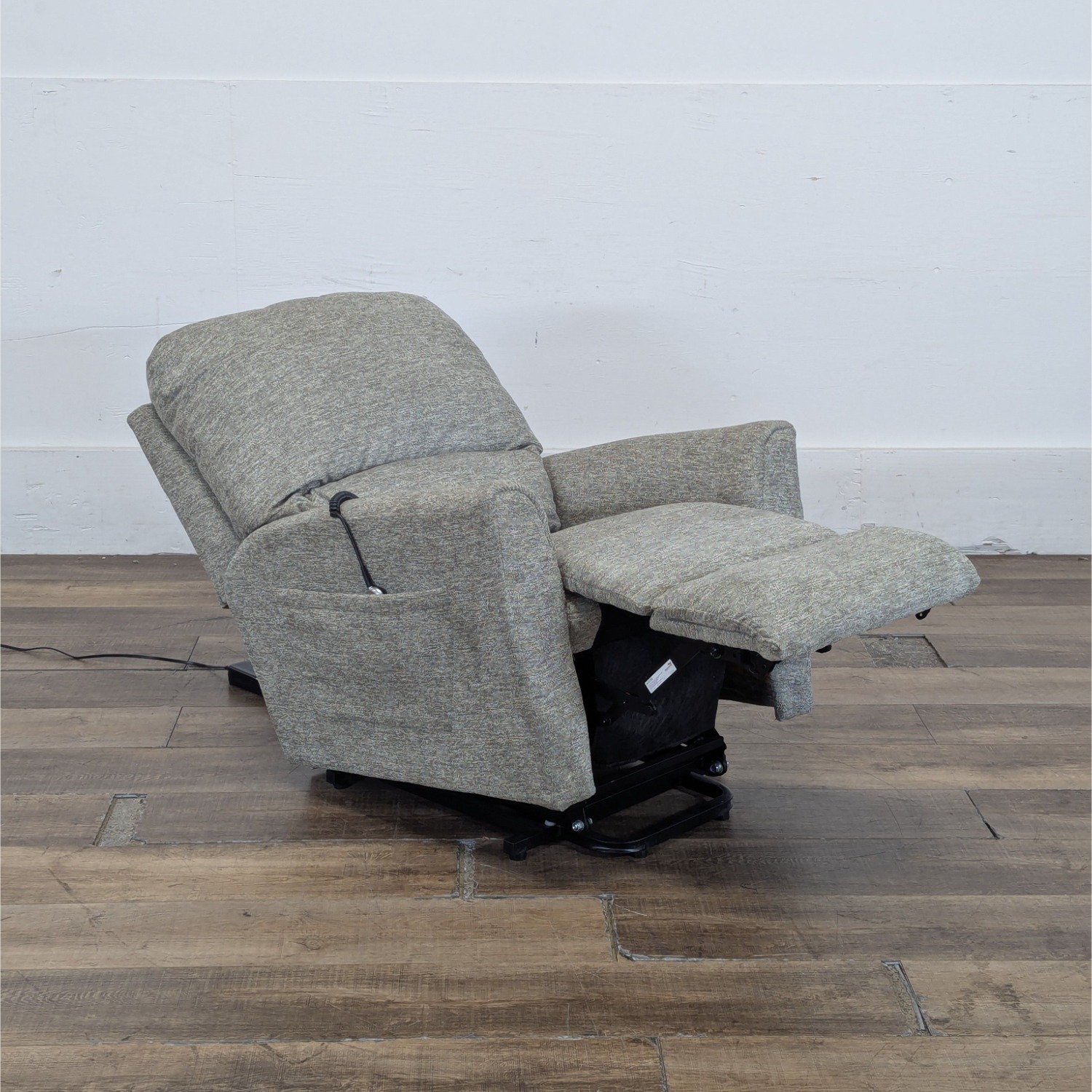 La-Z-Boy Light Gray Fabric Recliner - image-5