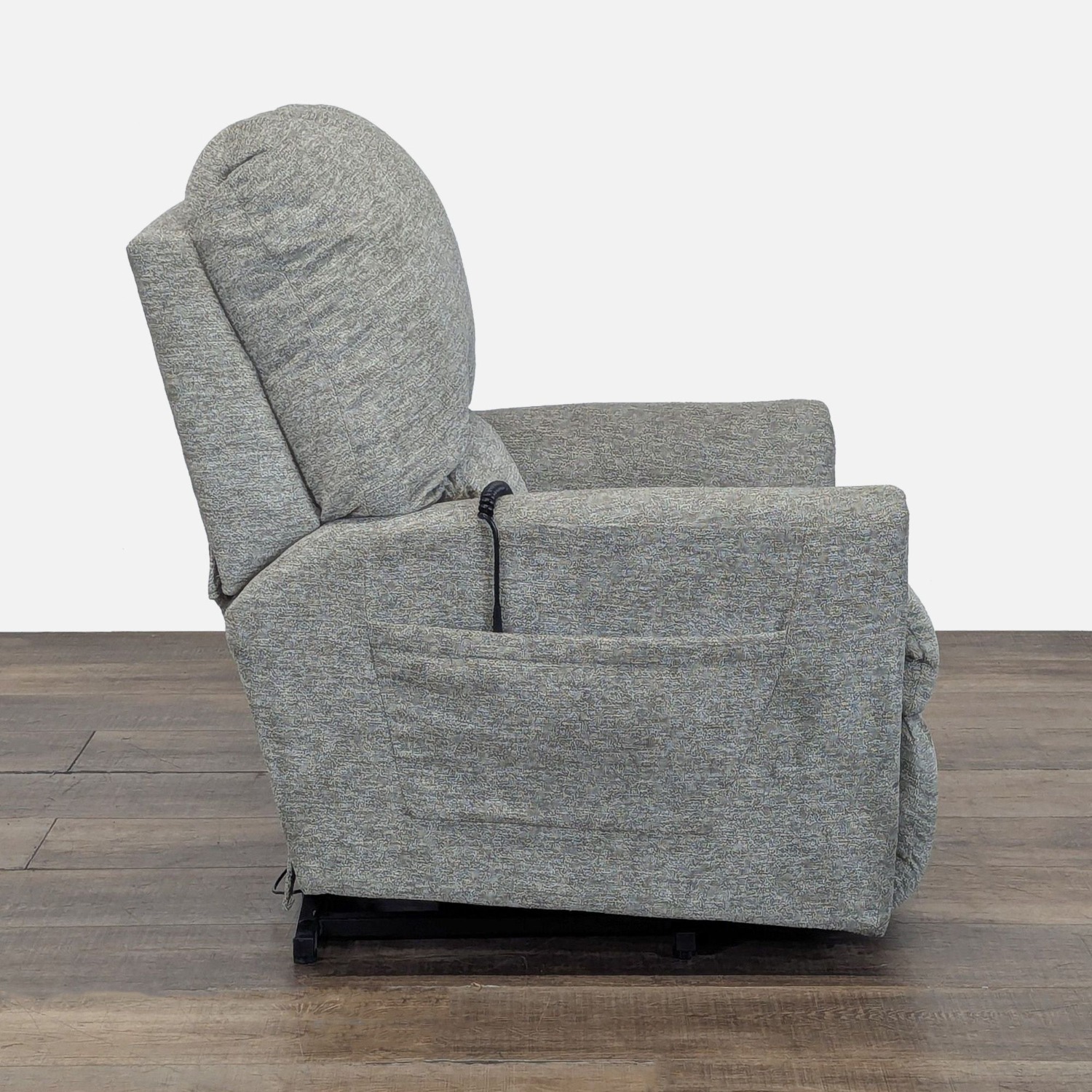 La-Z-Boy Light Gray Fabric Recliner - image-2