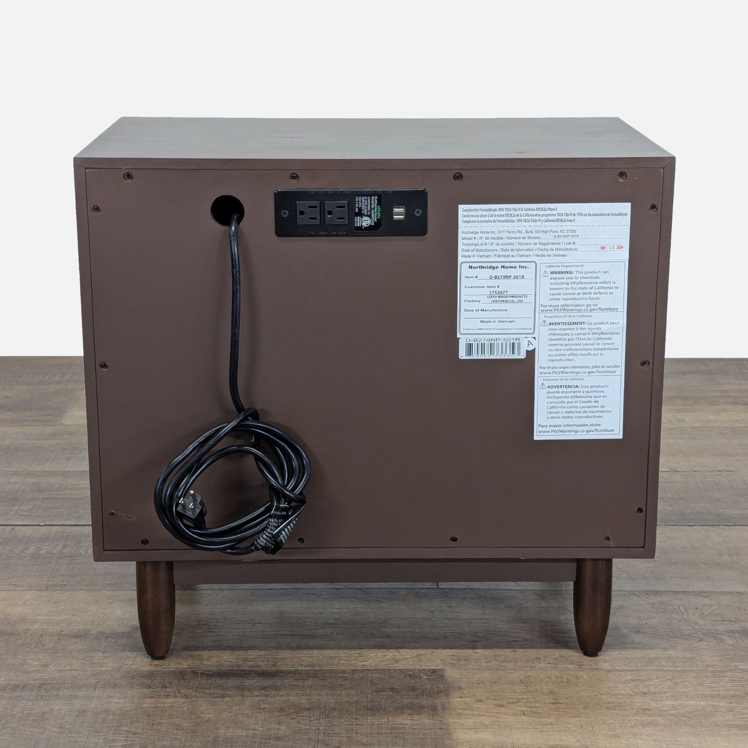 Northridge Home Marina Del Ray Nightstand - image-3