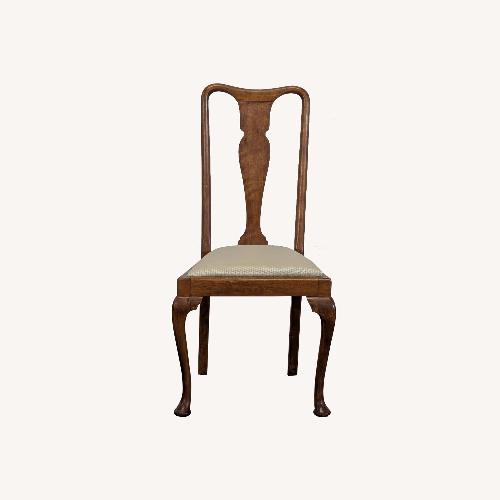 Used Set of Eight Queen Anne Dining Chairs	 for sale on AptDeco