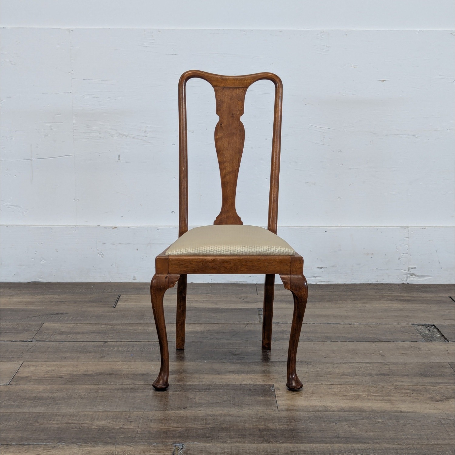 Set of Eight Queen Anne Dining Chairs - image-3