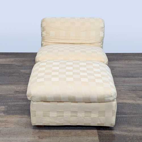 Used Transitional Cream Colored Lounge Chair for sale on AptDeco