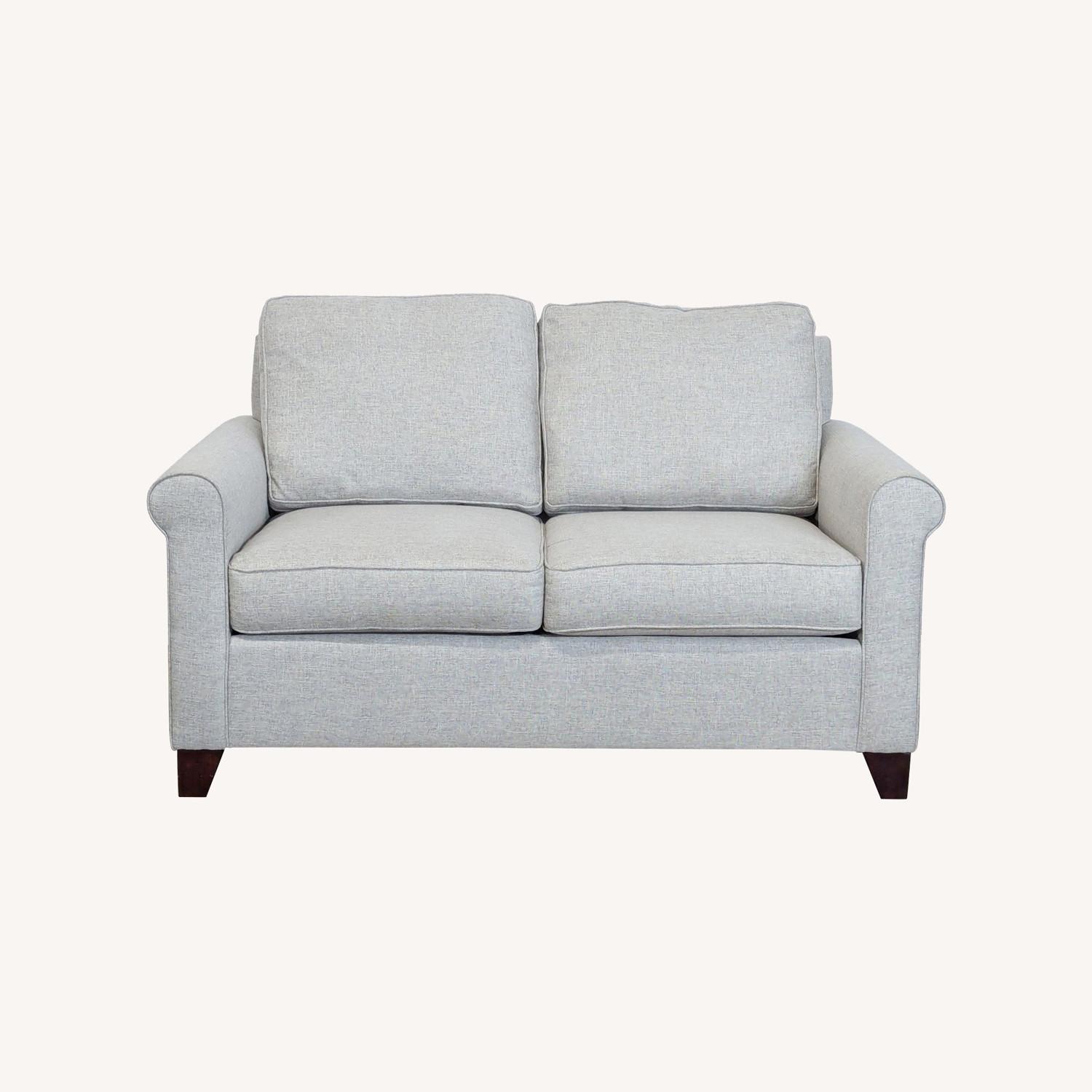 Pottery Barn Cameron Roll Arm Loveseat - image-0