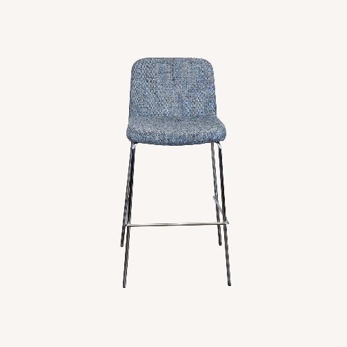 Used CB2 Charlie Grey Bar Stool for sale on AptDeco