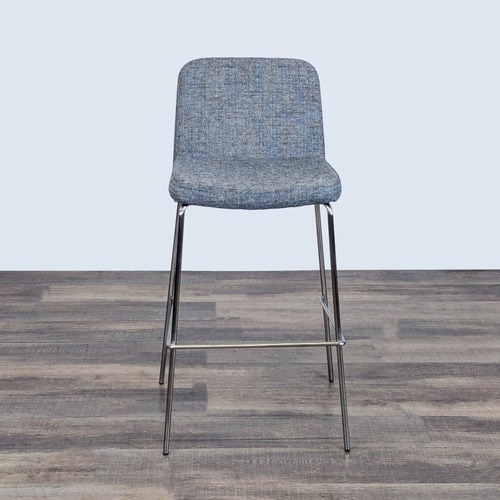 Used CB2 Charlie Grey Bar Stool for sale on AptDeco