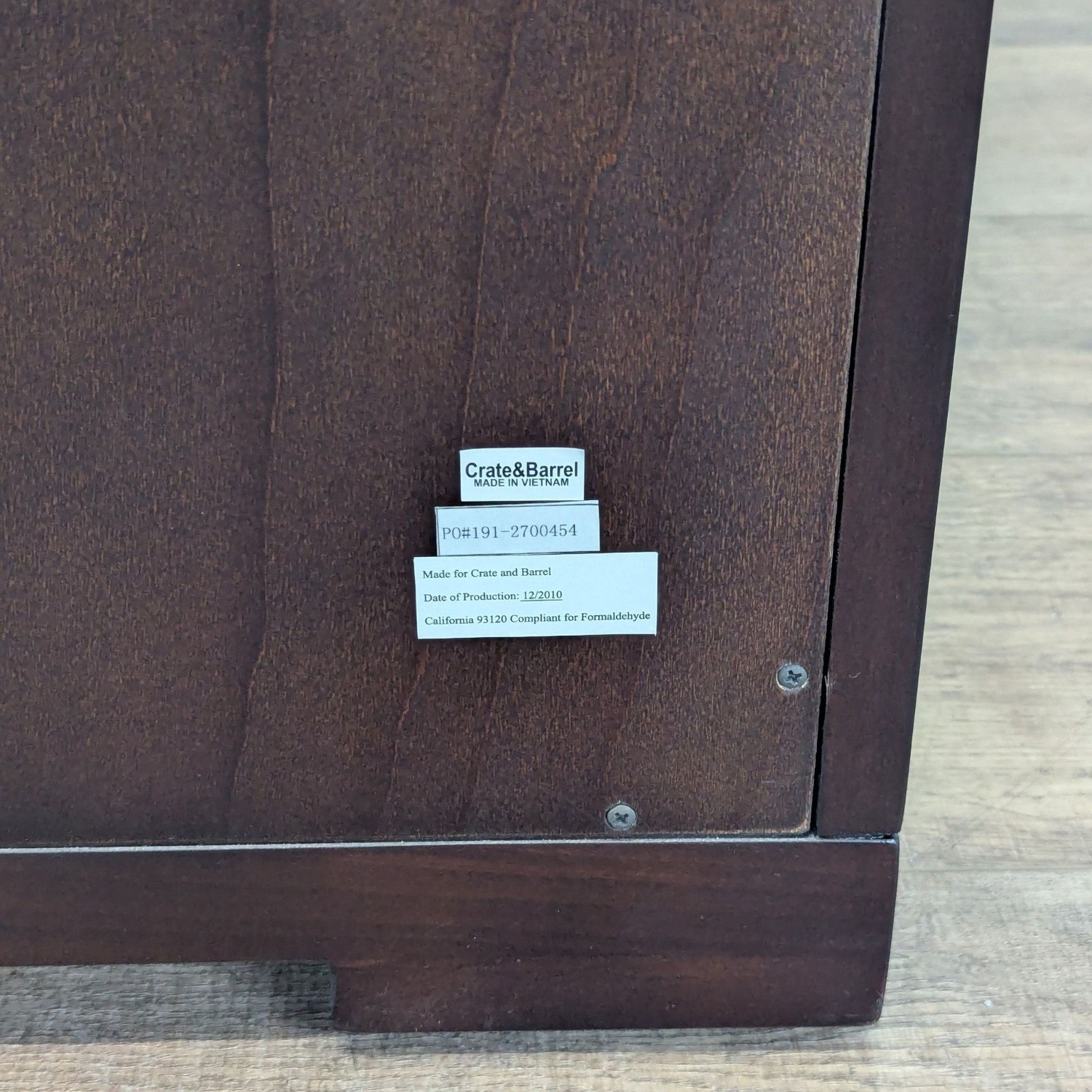 Crate & Barrel Asher Collection Two Drawer - image-6