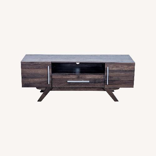 Used Asher Walnut Brown TV Stand for sale on AptDeco
