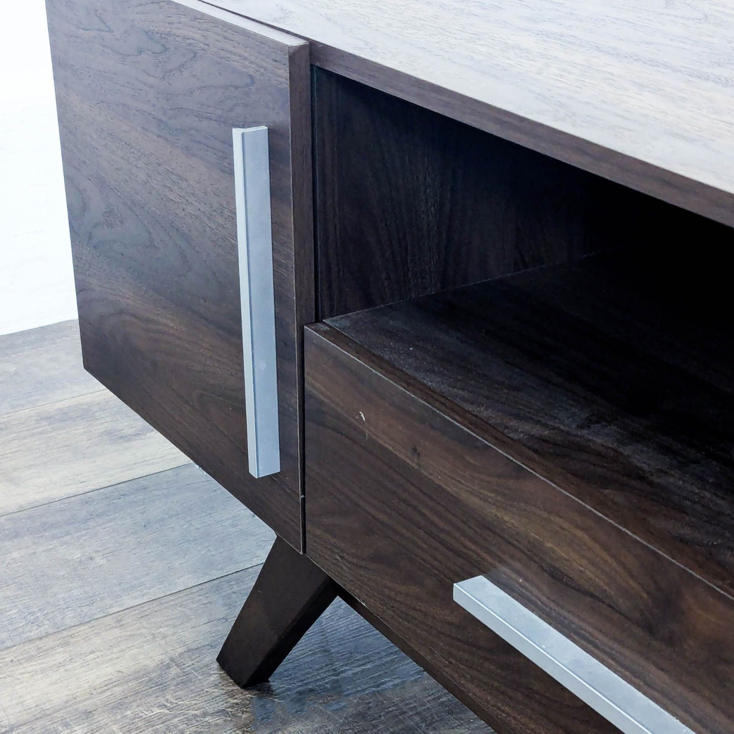 Asher Walnut Brown TV Stand - image-5