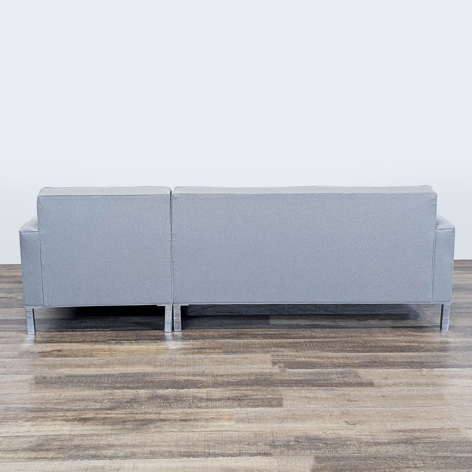 Modern Gray L-Shaped Sectional Sofa with Chaise	 - image-3